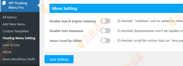 WP Floating Menu Pro 固定菜单浮动按钮插件简介下载 (6)
