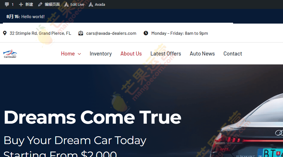 Avada最畅销的WordPress多功能主题破解版安装免费下载 (4)