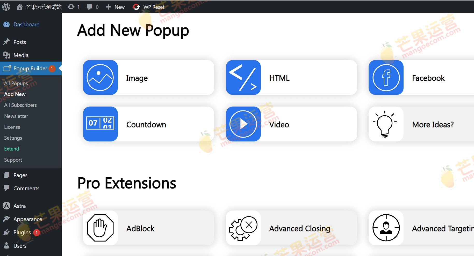 Popup Builder + 附加组件 WordPress弹窗插件破解版下载