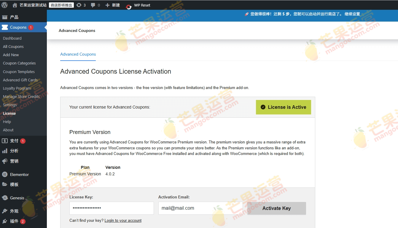 Advanced Coupons for WooCommerce Premium 高级优惠券插件破解版下载